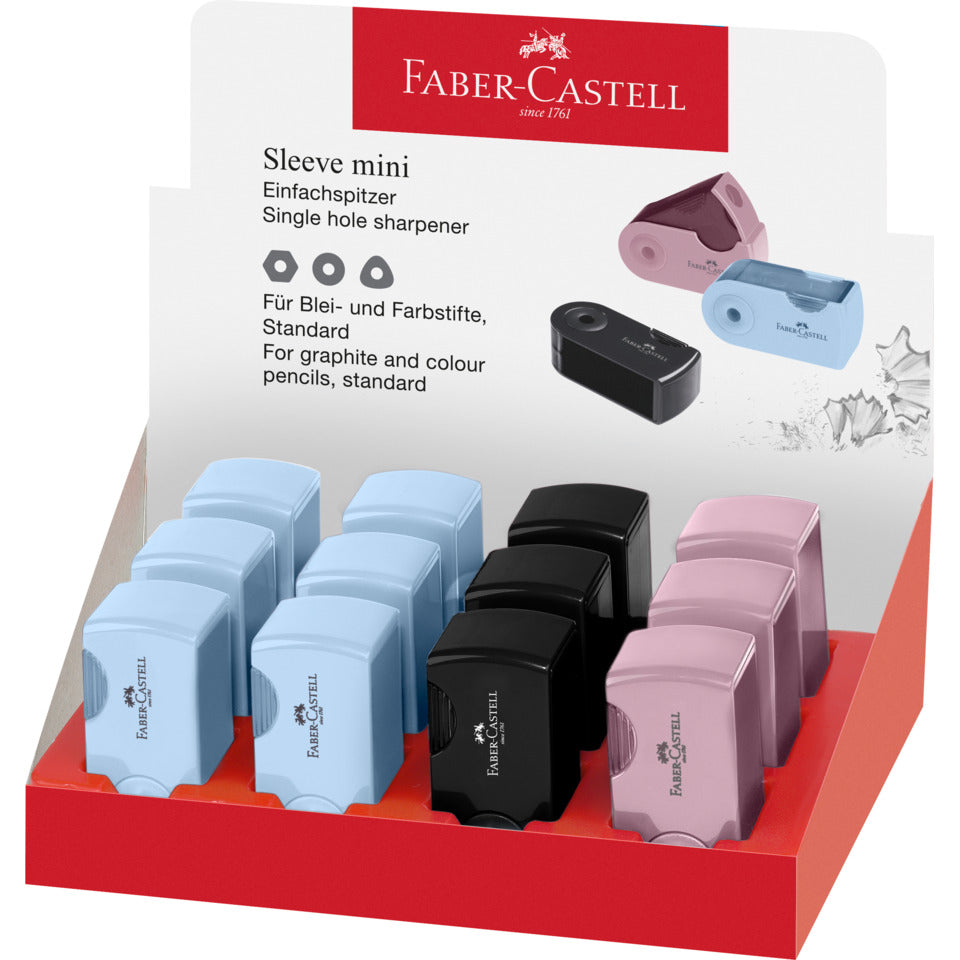 Dosenspitzer Sleeve Mini, sortiert FABER CASTELL 182774 FABER-CASTELL 182774 im Display