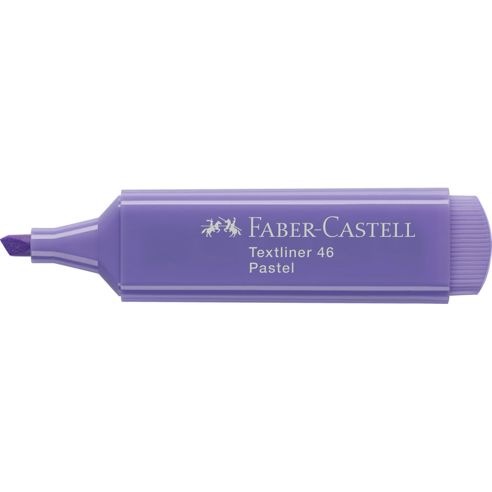 Textmarker Superfluorescent 46, 1-5mm, pastell flieder FABER CASTELL 154656