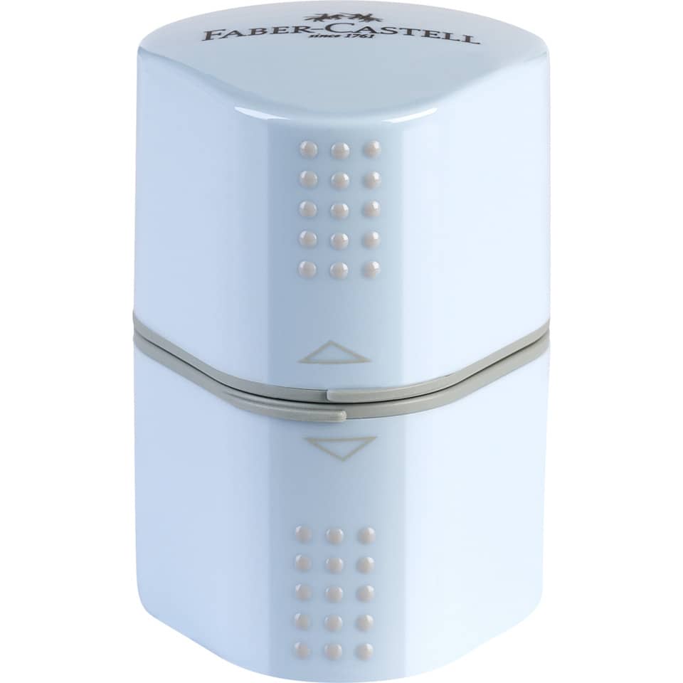 Dosenspitzer Grip 2001 3-fach, sky blue FABER CASTELL 183874