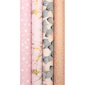 Geschenkpapierrolle Sweet Rose, 2mx70m, sortiert  1330-24363/PBS 1330-24363/PBS Sweet Rose