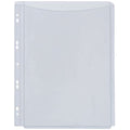 Prospekthülle, A4, volle Höhe, PP, 5 Stück, transparent Q-CONNECT KF11195 Q-CONNECT KF11195 Front volle Höhe