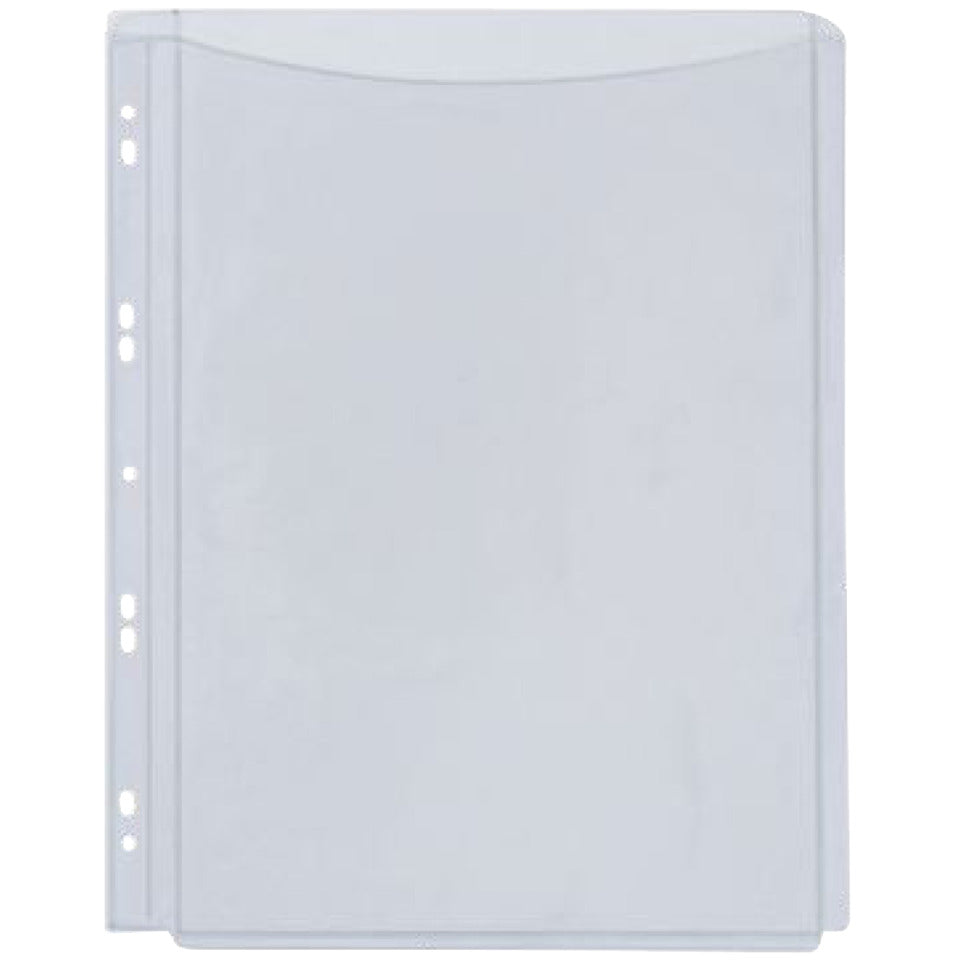 Prospekthülle, A4, volle Höhe, PP, 5 Stück, transparent Q-CONNECT KF11195 Q-CONNECT KF11195 Front volle Höhe