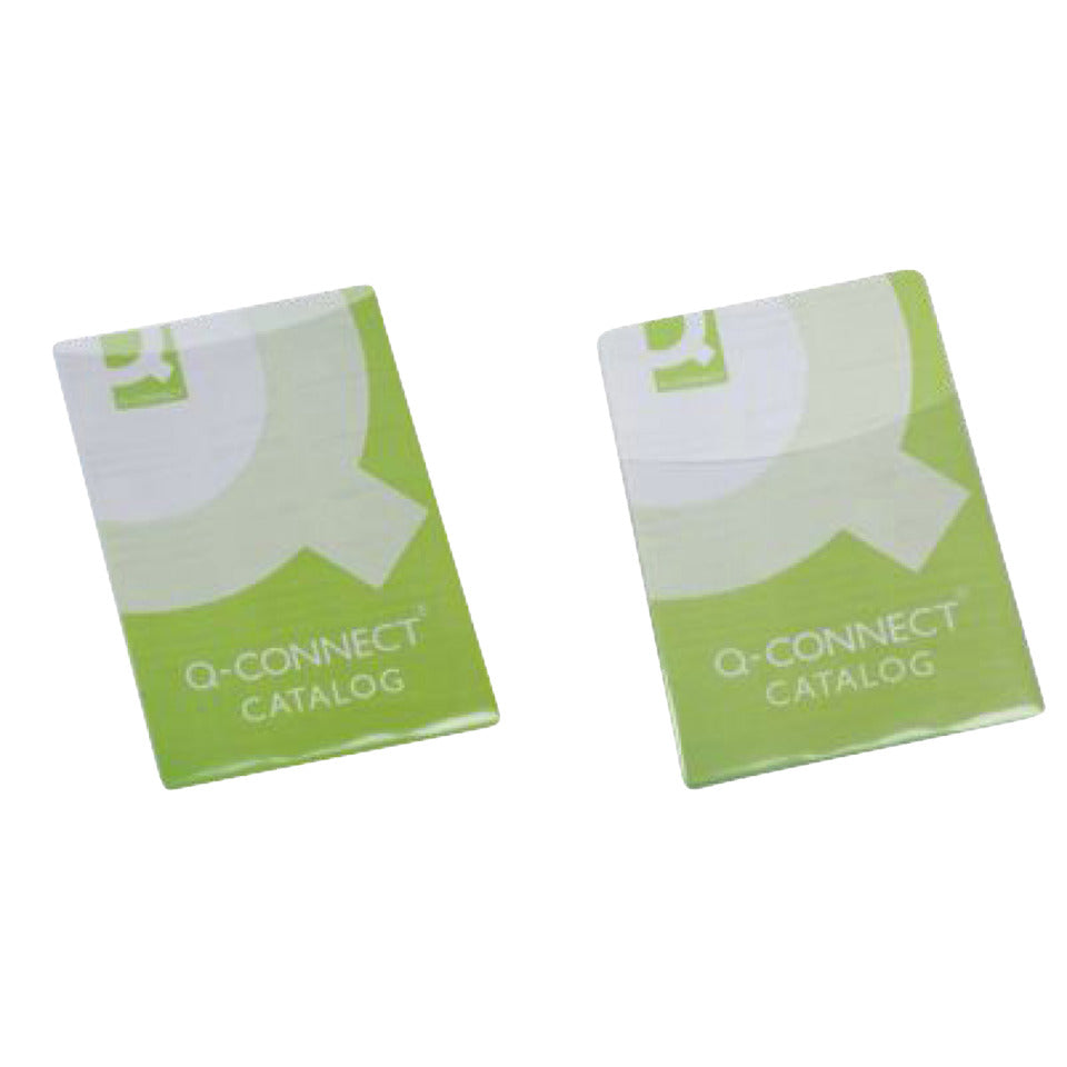 Prospekthülle, A4, volle Höhe, PP, 5 Stück, transparent Q-CONNECT KF11195 Q-CONNECT KF11195 Front volle Höhe
