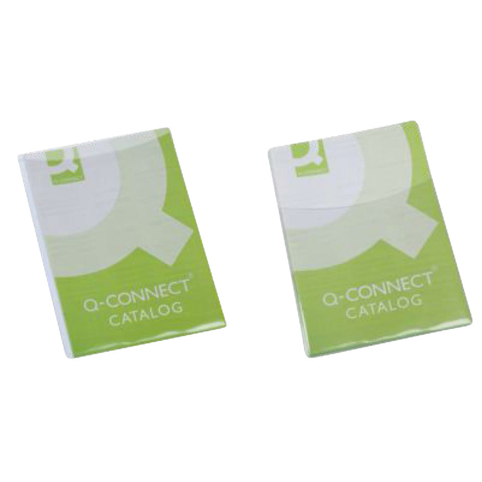 Klarsichthülle, A4, Front 3/4 Höhe, PP, 5 Stück, transparent Q-CONNECT KF11196 Q-CONNECT KF11196 Front 3/4 Höhe