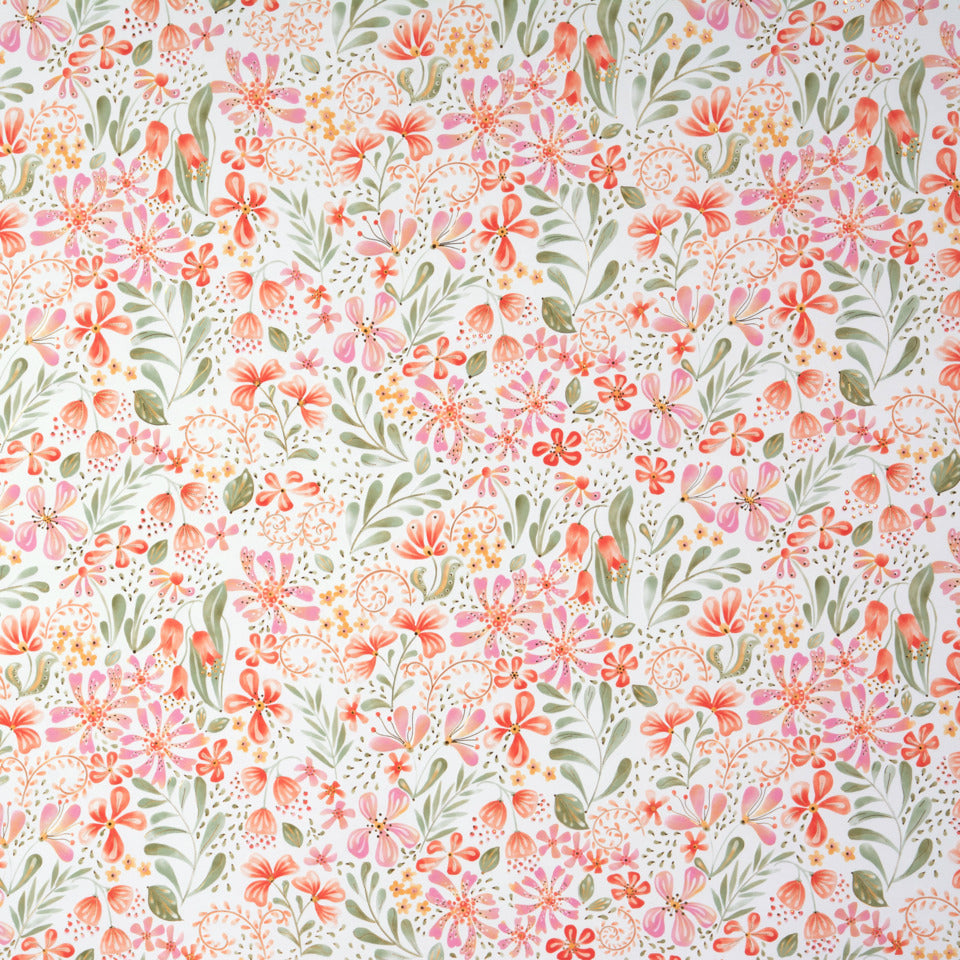 Geschenkpapier Pianta rossa, 50 x 70 cm TURNOWSKY 01 631 TURNOWSKY 01 631   50x70 cm