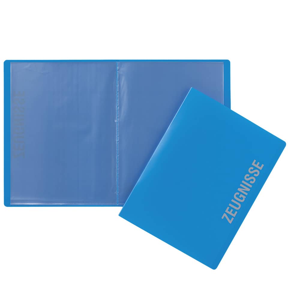 Zeugnismappe, A4, PP, hellblau PAGNA 21008-13