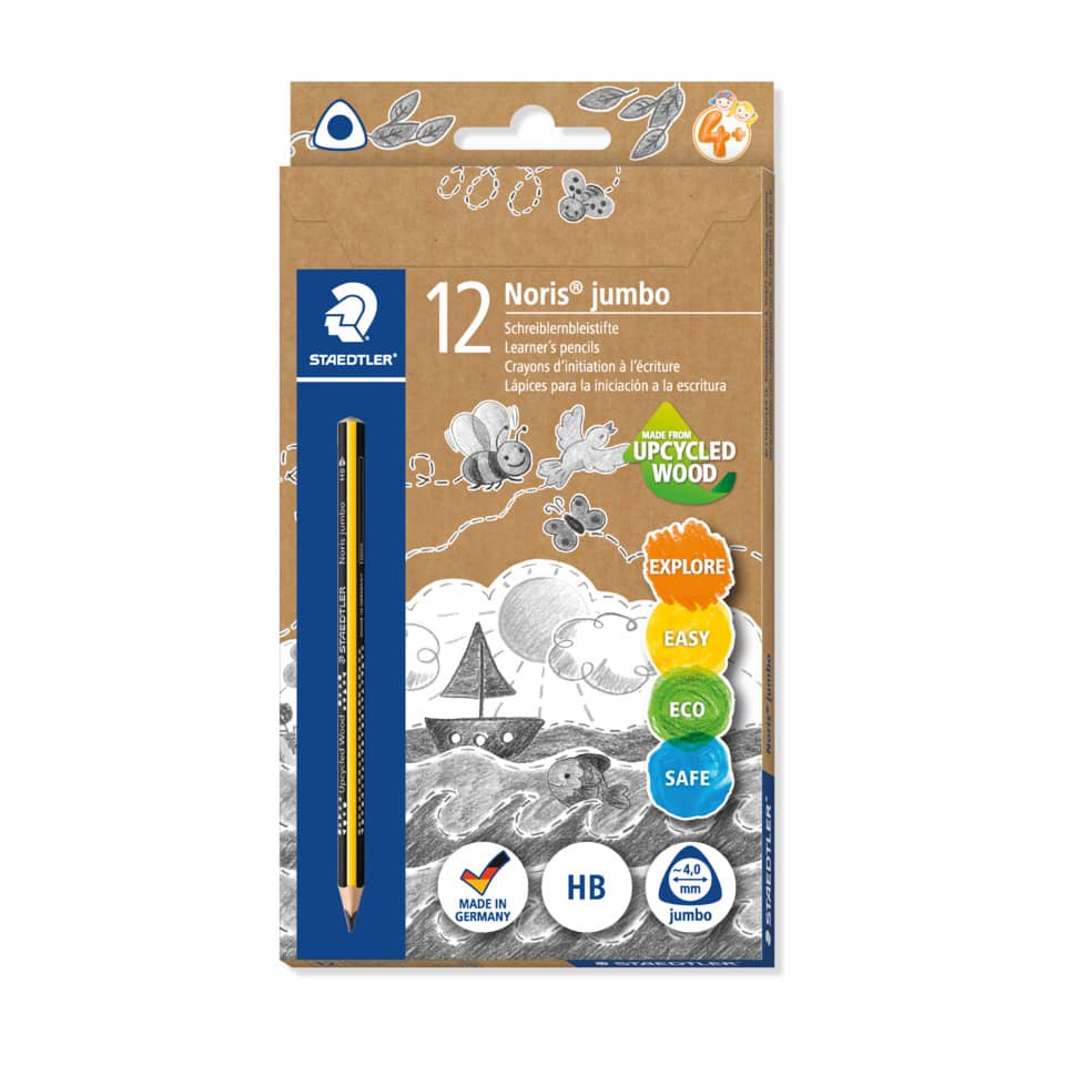 Bleistift triplus® Jumbo HB, schwarz/gelb STAEDTLER 119