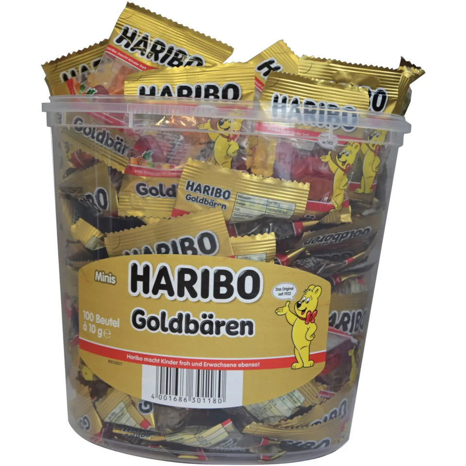 Gummibärchen Minibeutel, 100 x 10 g HARIBO 69990 HARIBO 69990 100BT