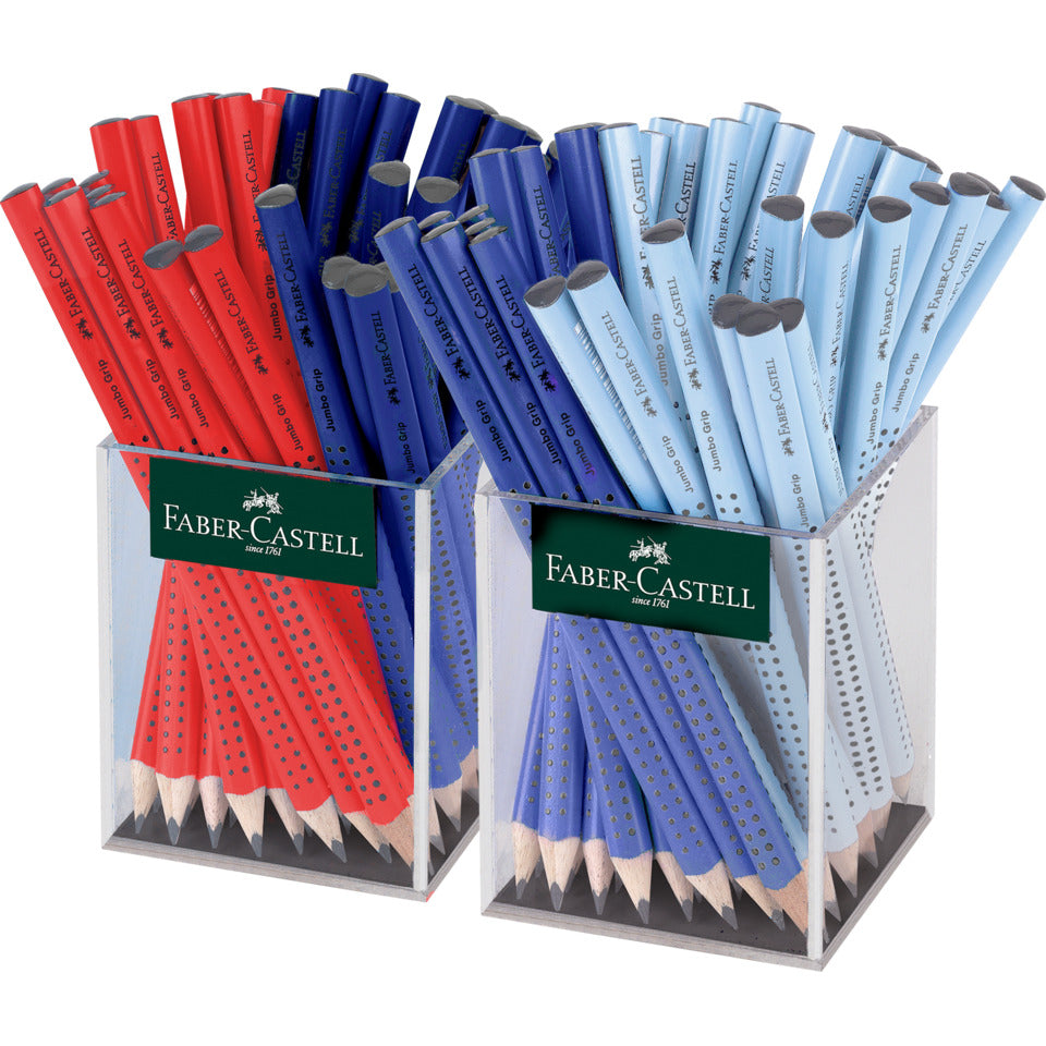 Schulbleistift Jumbo Grip B im Köcher sortiert FABER CASTELL 111940 FABER CASTELL 111940 im Köcher