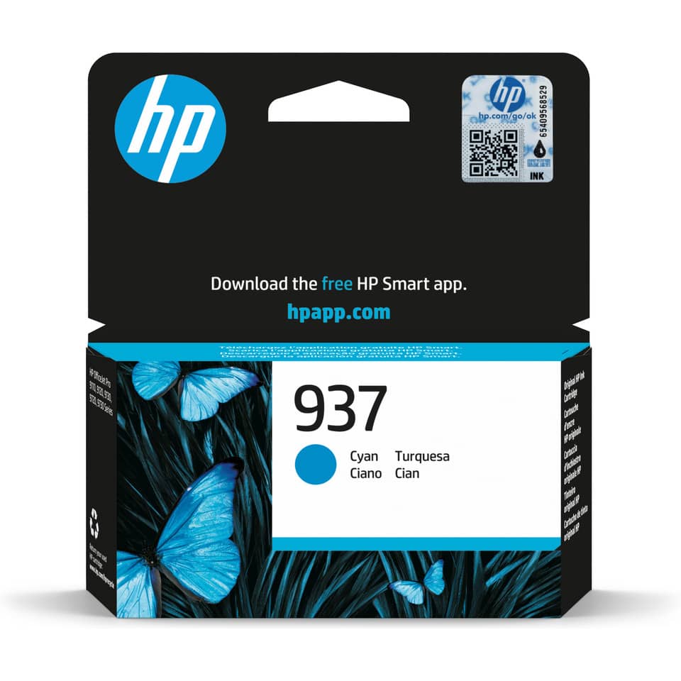 Inkjetpatrone Nr.937, cyan HP 4S6W2NE