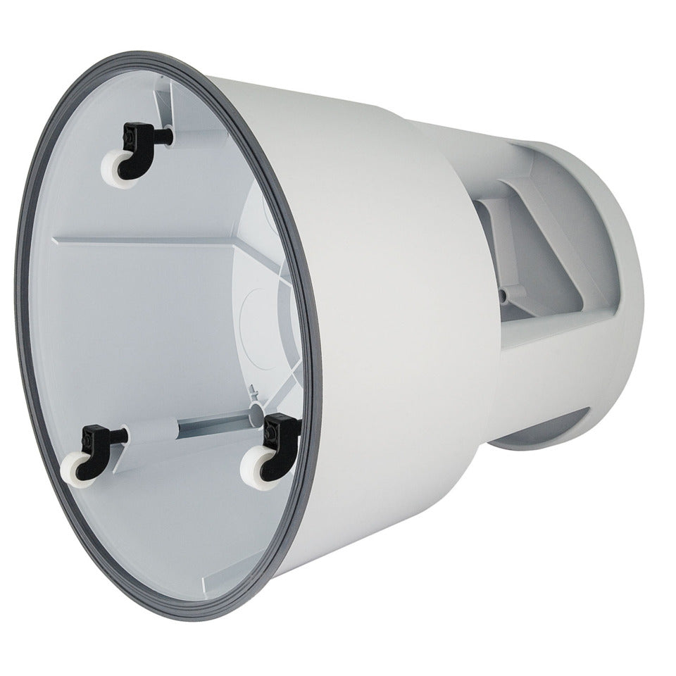 Rollhocker, Ø 29,5 x 43 cm, Kunststoff, lichtgrau Q-CONNECT KF01003
