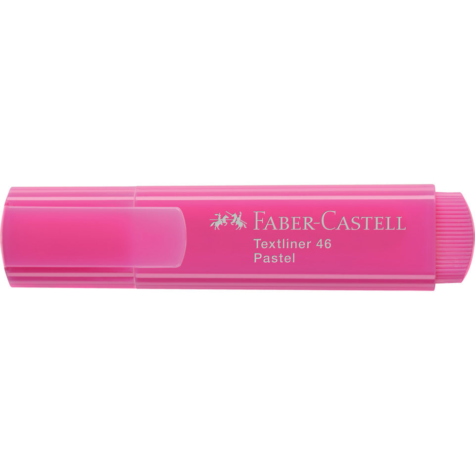 Textmarker Superfluorescent 46, 1-5mm, pastell rose FABER CASTELL 154654