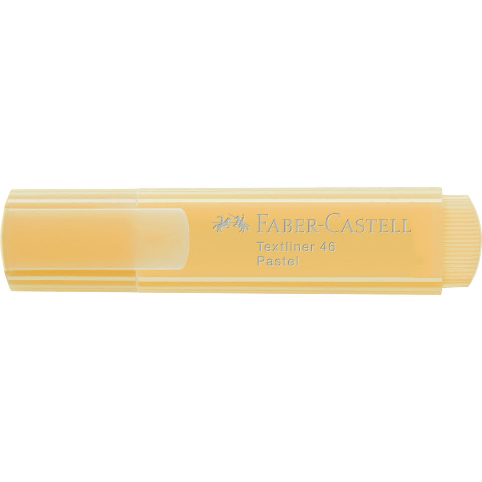 Textmarker Superfluorescent 46, 1-5mm, pastell vanille FABER CASTELL 154667