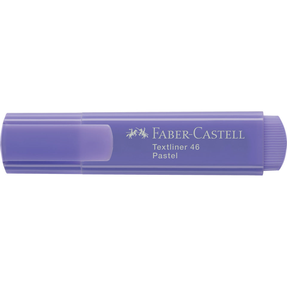 Textmarker Superfluorescent 46, 1-5mm, pastell flieder FABER CASTELL 154656