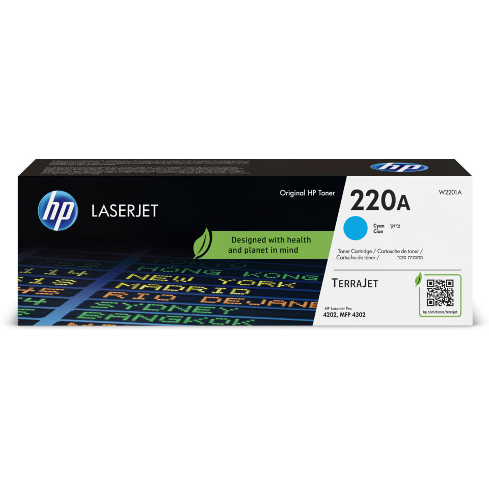 Lasertoner Nr.220A, 1.800 Seiten, cyan HP W2201A