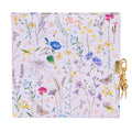 Tagebuch Summer Meadow lilac mit Schloss, 16,5 x 16,5cm TURNOWSKY 44 575 TURNOWSKY 44 575 16,5x16,5cm