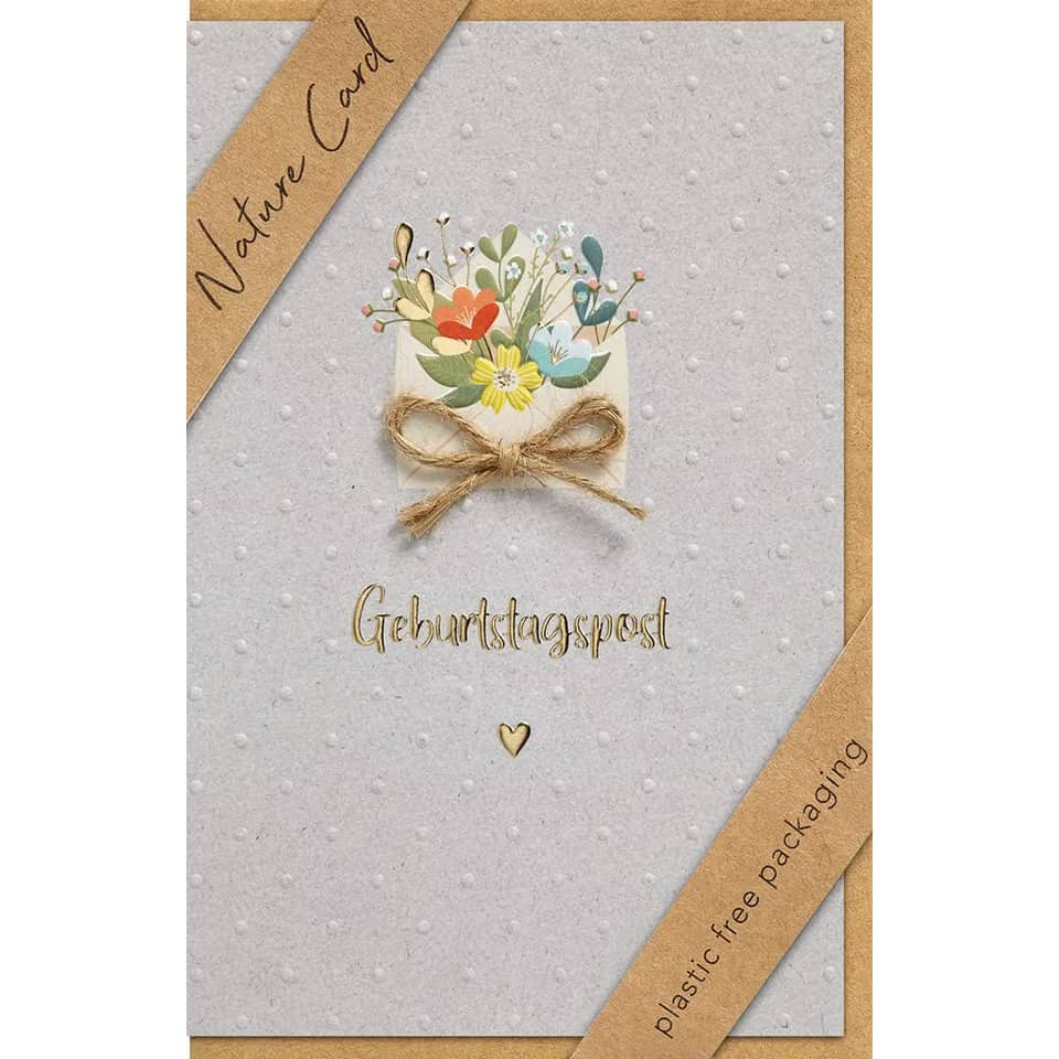 Geburtstagskarte Nature Card Handmade BSB 69-3037-2 BSB 69-3037-2 Nature Card