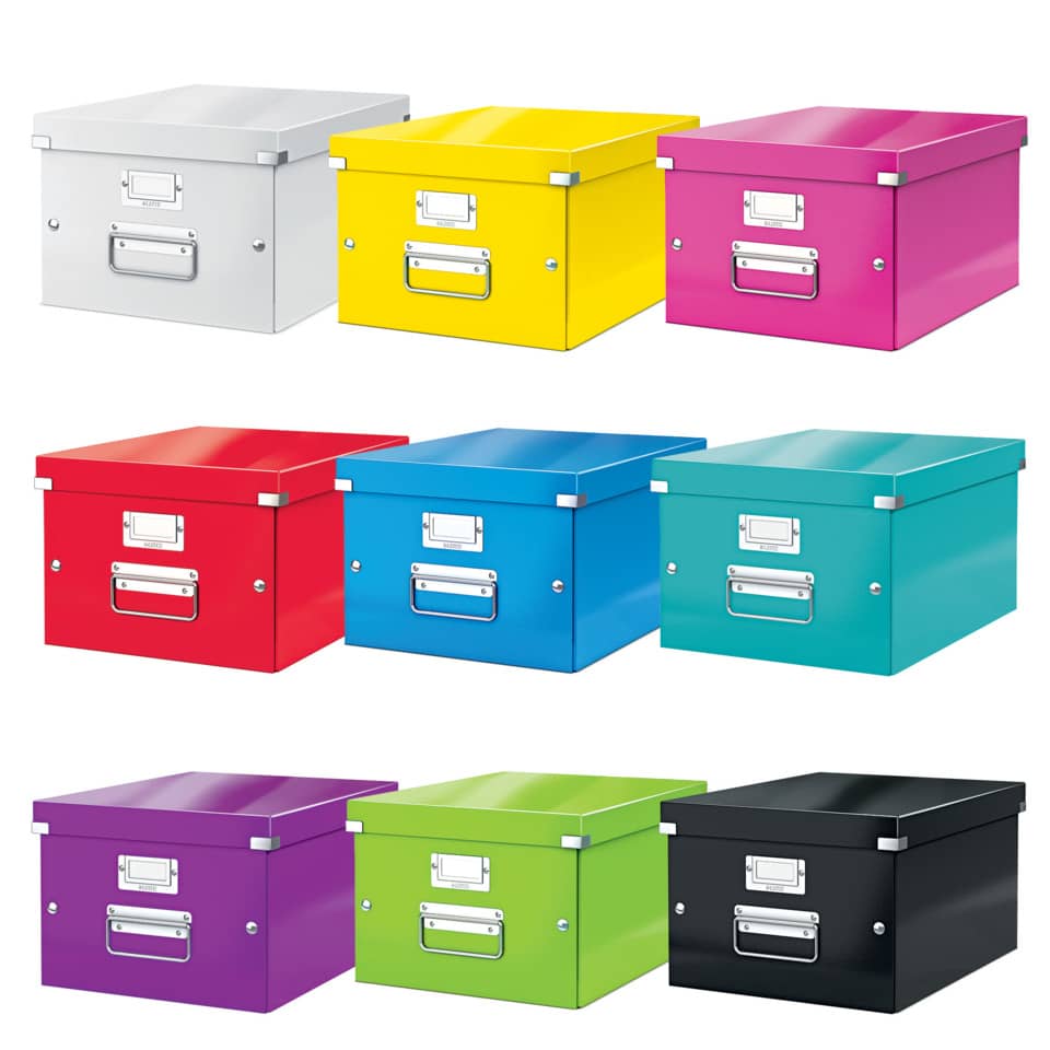 Archivbox Click & Store WOW Mittel, Graukarton, schwarz LEITZ 6044-00-95 LEITZ 6044-00-95 Click&Store