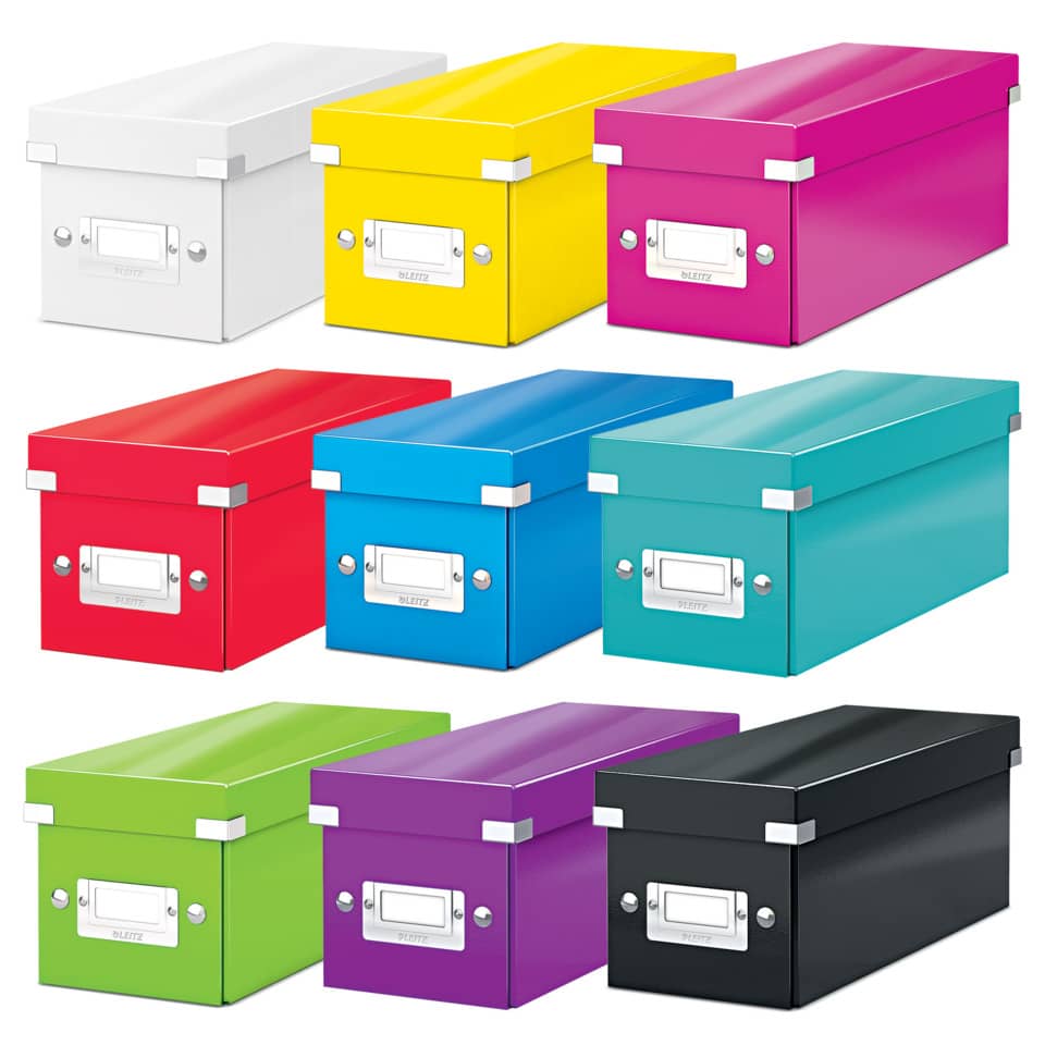 Archivbox Click & Store WOW CD, Graukarton, weiß LEITZ 6041-00-01 LEITZ 6041-00-01 Click&Store