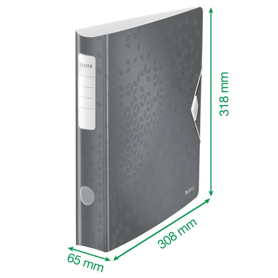 Qualitäts-Ordner Active WOW, A4, 65mm, PP, gelb LEITZ 1107-00-16 LEITZ 1107-00-16 WOW PP
