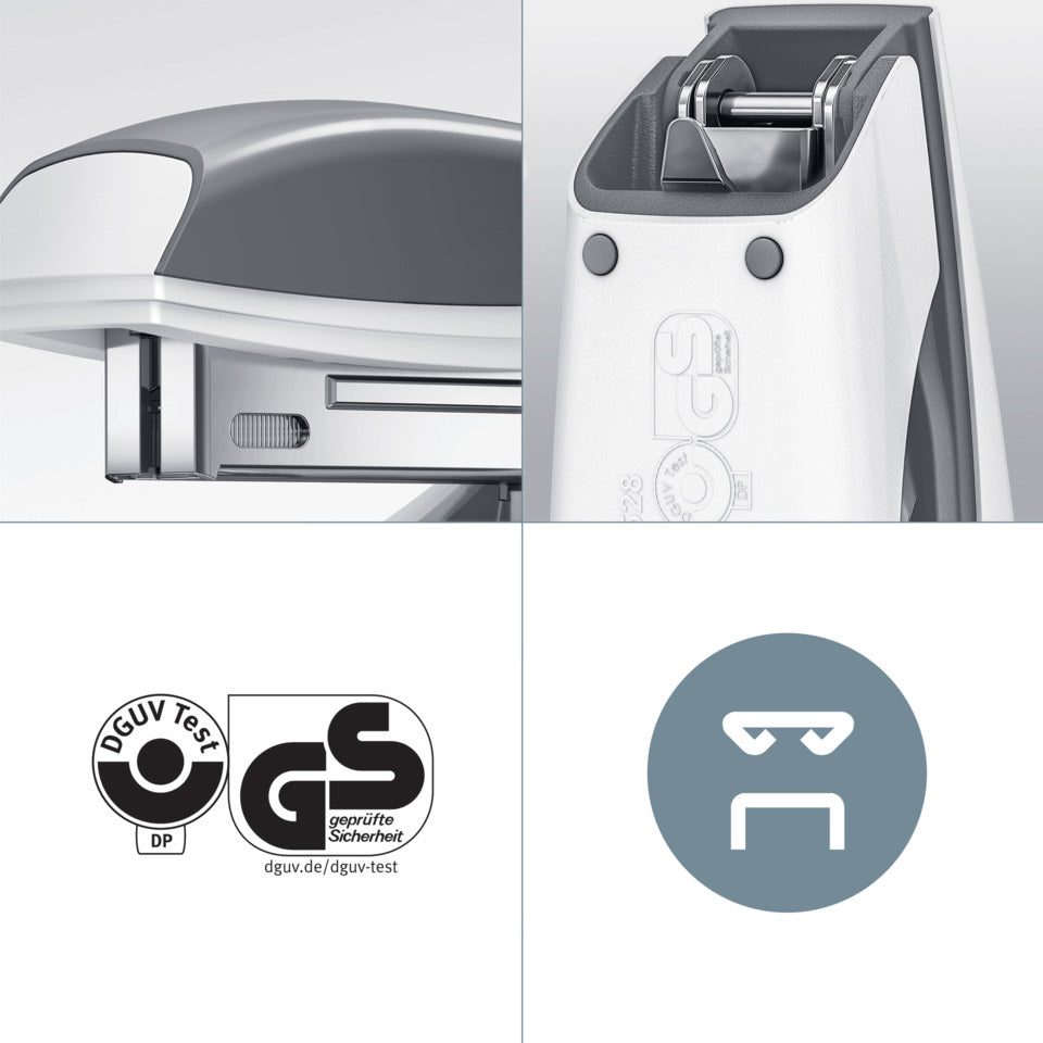 Heftgerät Mini NeXXt WOW, 10 Blatt, Einlegetiefe 35 mm, violett LEITZ 55281062 LEITZ 5528-10-62  10Bl
