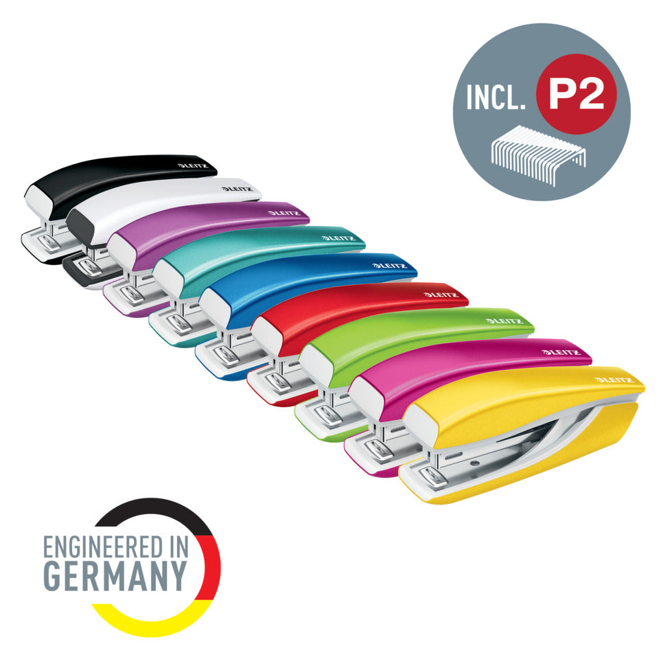 Heftgerät Mini NeXXt WOW, 10 Blatt, Einlegetiefe 35 mm, violett LEITZ 55281062 LEITZ 5528-10-62  10Bl