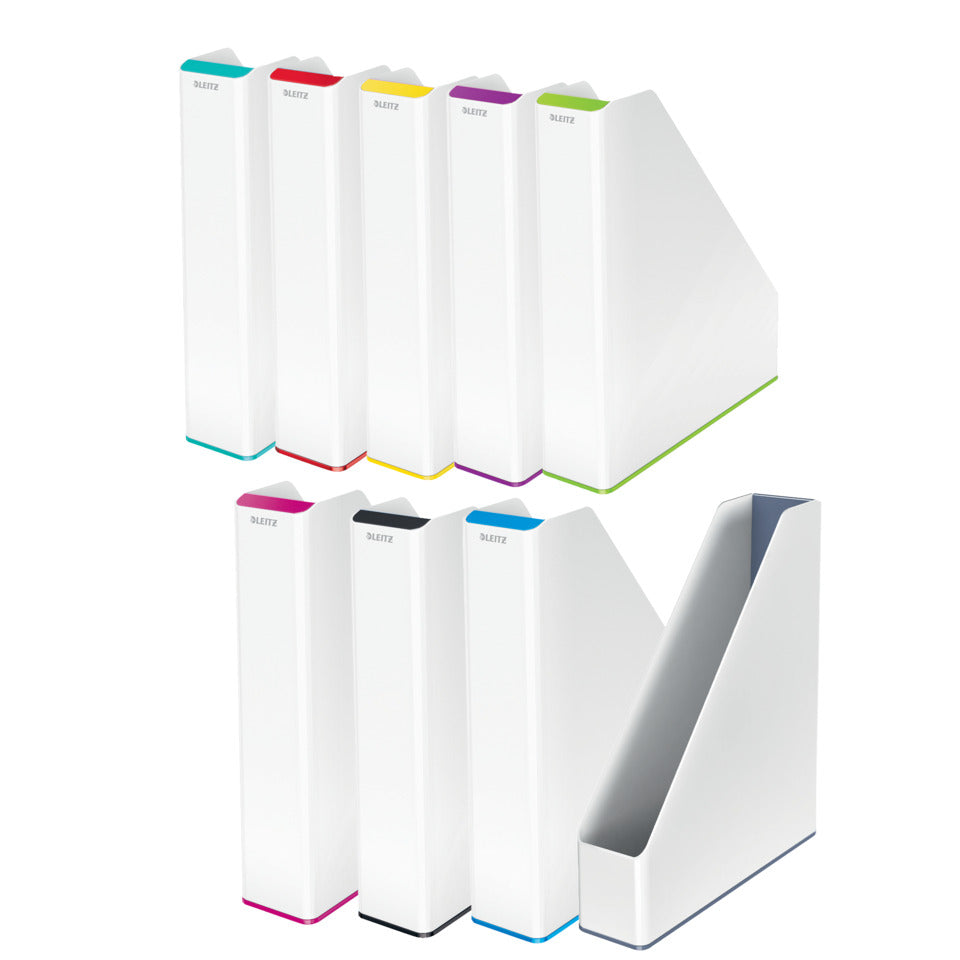Stehsammler WOW Duo Colour, A4, weiß/grau LEITZ 5362-10-01 LEITZ 5362-10-01 Duo Colour