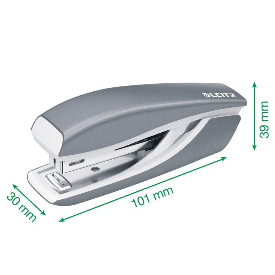 Heftgerät Mini NeXXt WOW, 10 Blatt, Einlegetiefe 35 mm, violett LEITZ 55281062 LEITZ 5528-10-62  10Bl
