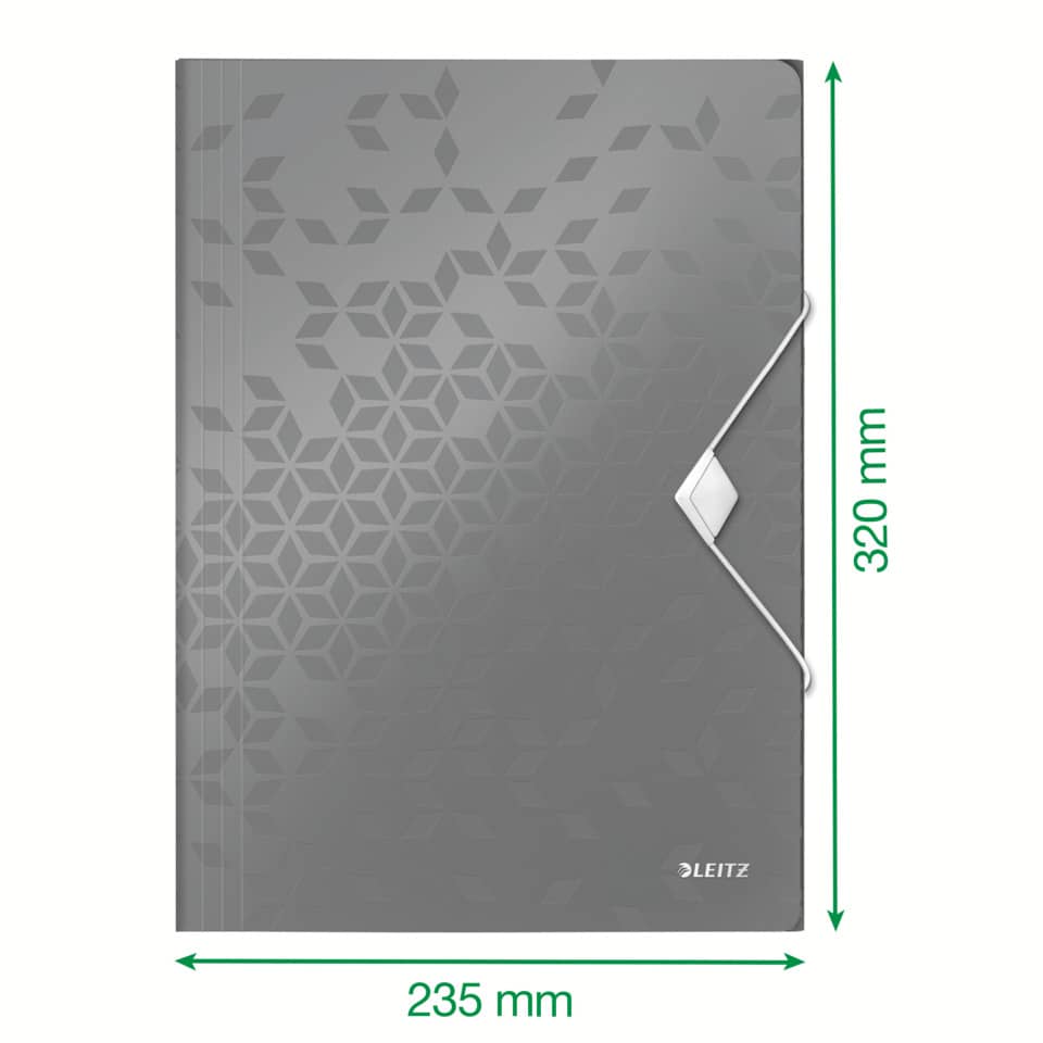 Eckspannermappe WOW, A4, PP, schwarz LEITZ 4599-00-95 LEITZ 4599-00-95 Wow PP