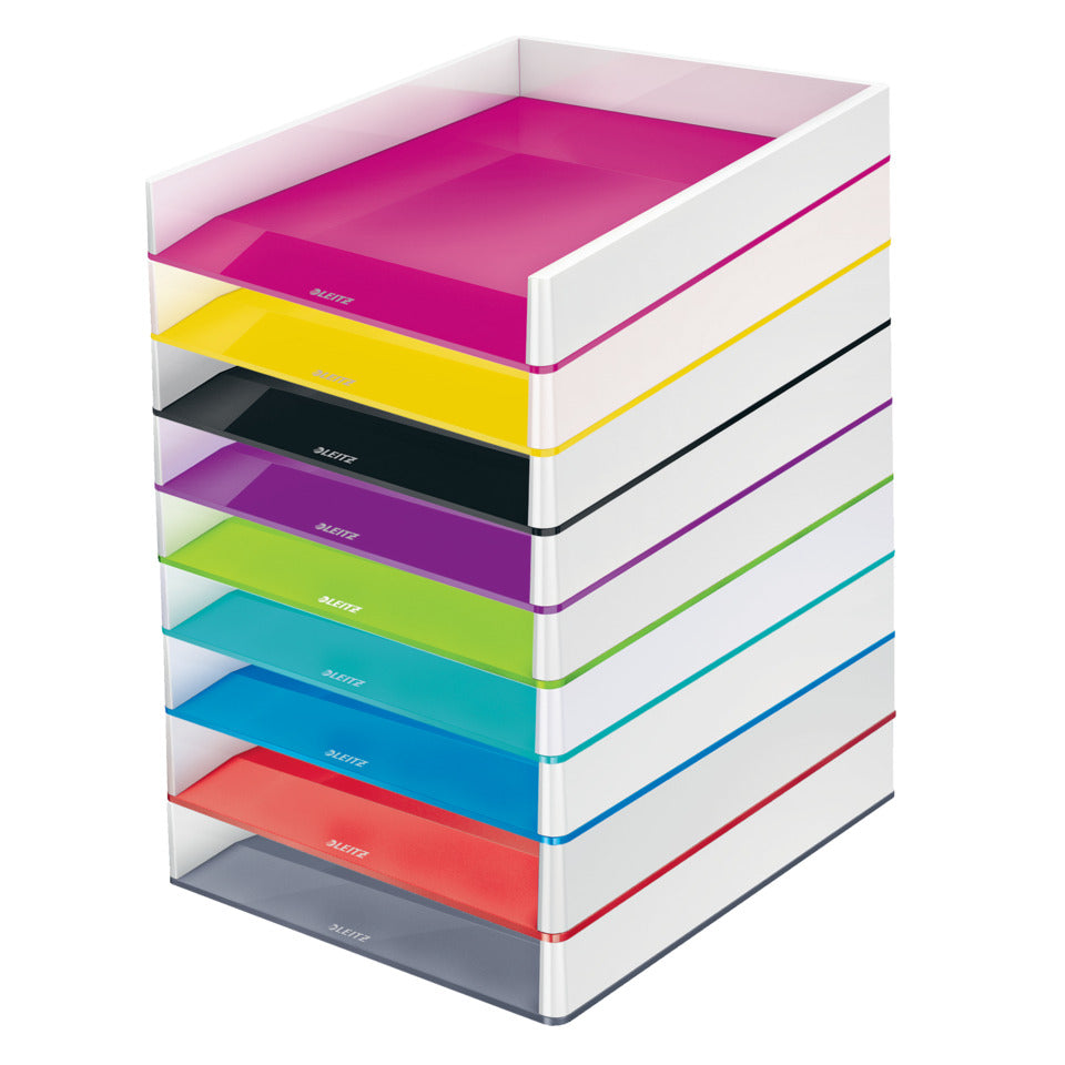 Briefkorb WOW Duo Colour, A4, weiß/blau LEITZ 5361-10-36 LEITZ 5361-10-36 Duo Colour
