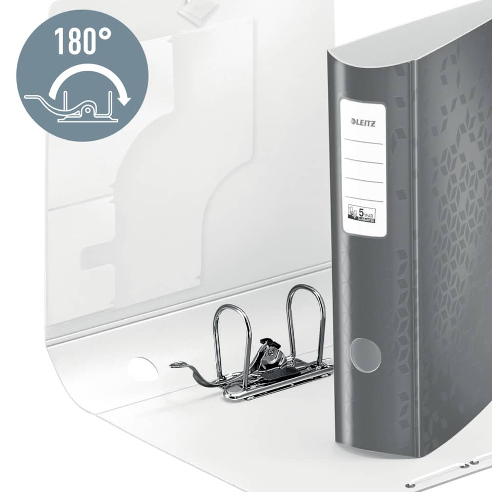 Qualitäts-Ordner Active WOW, A4, 80mm, PP, weiß LEITZ 1106-00-01 LEITZ 1106-00-01 WOW PP