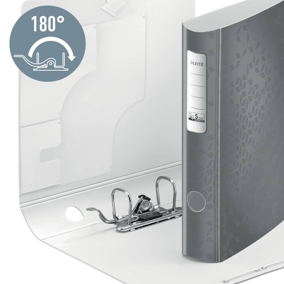 Qualitäts-Ordner Active WOW, A4, 65mm, PP, schwarz LEITZ 1107-00-95 LEITZ 1107-00-95 WOW PP