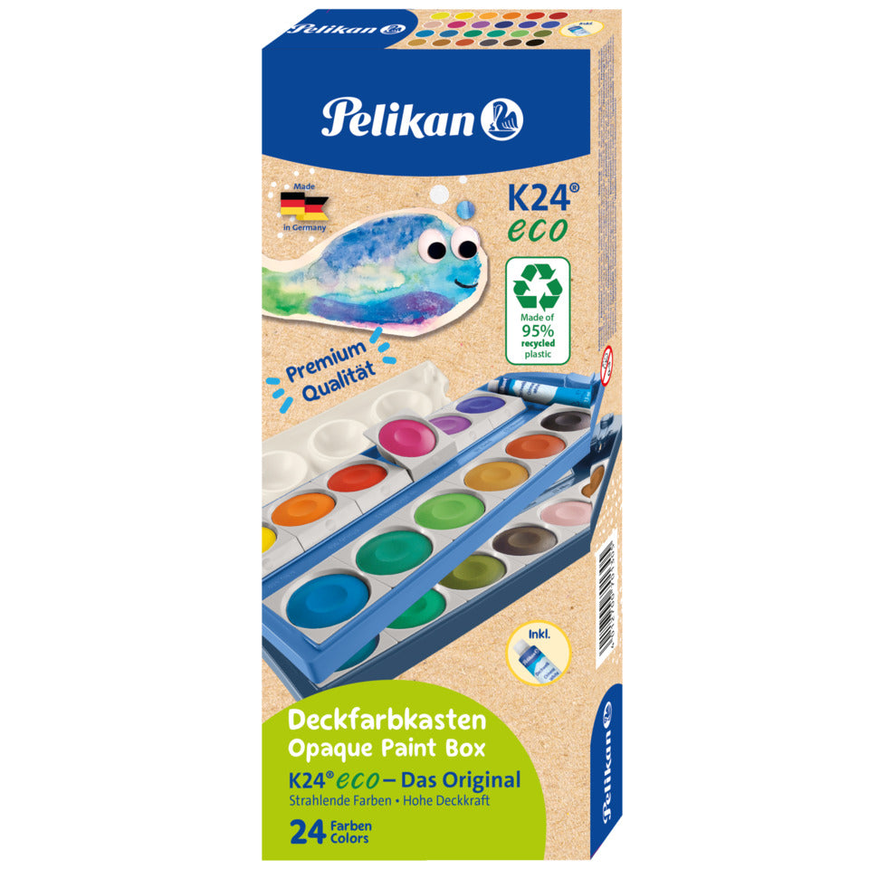 Farbkasten K24 Eco, 24 Stück, sortiert PELIKAN 300008249 PELIKAN 300008249 701303 735K/24