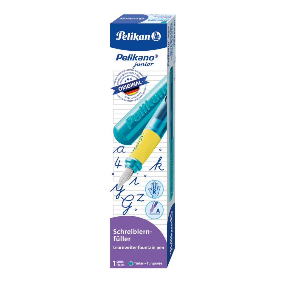 Füllhalter Pelikano® Junior A - Rechtshänder, türkis PELIKAN 300010015 PELIKAN 300010015 824835 P67A
