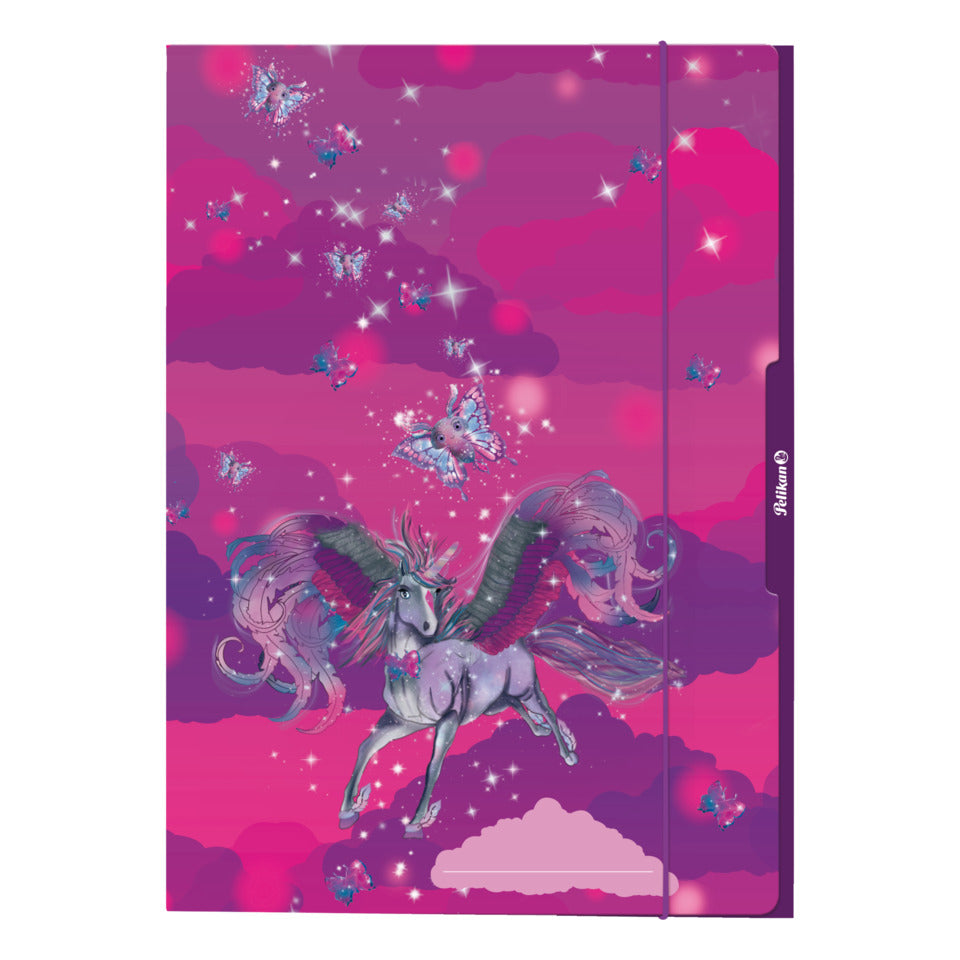 Sammelmappe Einhorn mit Glitzer, A3, Karton PELIKAN 300004009 PELIKAN 300004009 276900 mit Glitzer