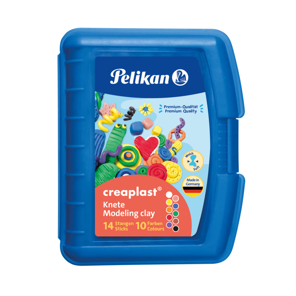 Kinderknete Creaplast, 10 Stück, blau PELIKAN 300007929 PELIKAN 300007929 606738 Kunststoffbox