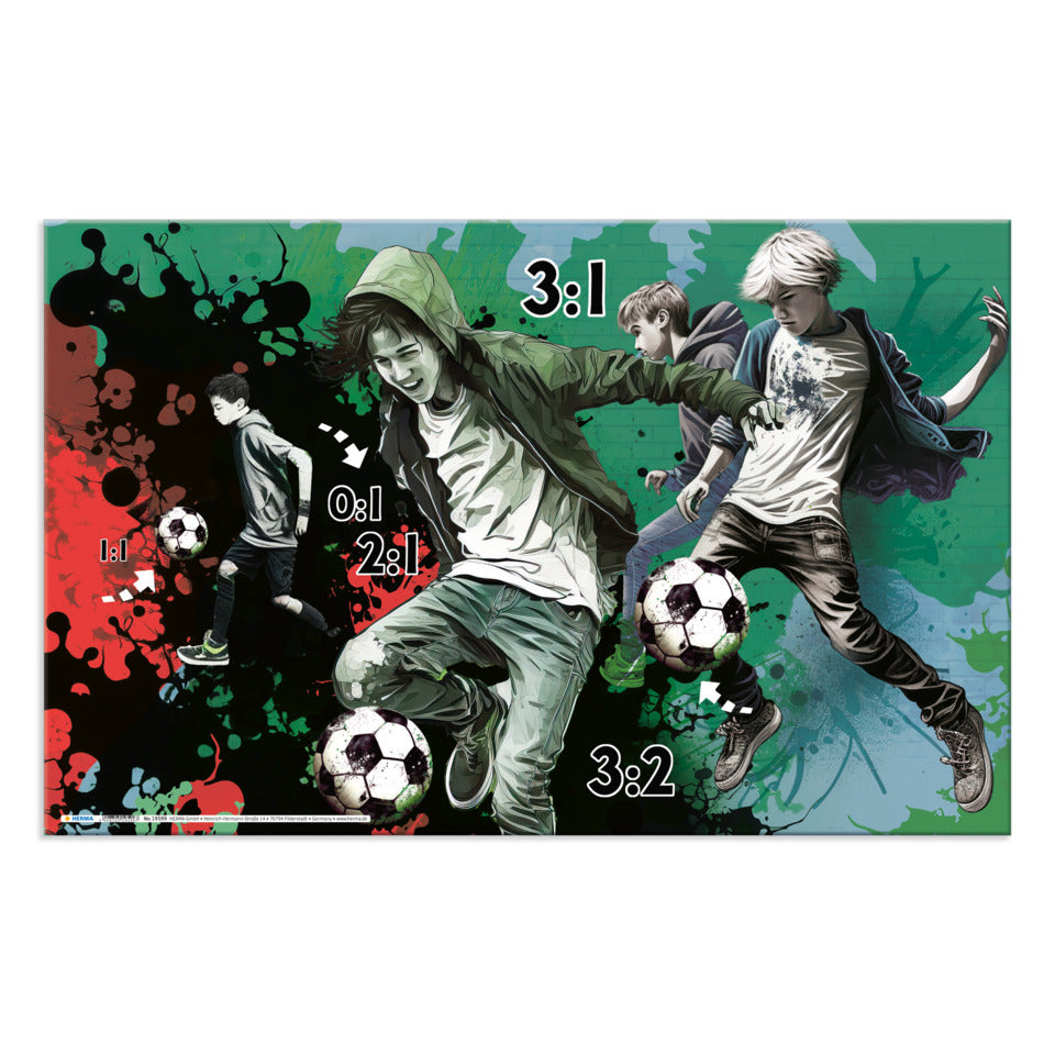 Schreibunterlage Street Soccer, 550x350mm HERMA 19599 HERMA 19599 55x35cm