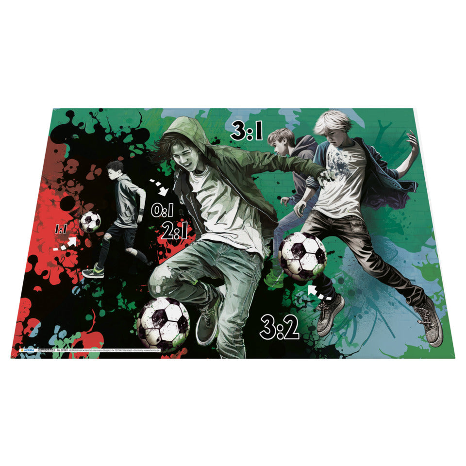 Schreibunterlage Street Soccer, 550x350mm HERMA 19599 HERMA 19599 55x35cm