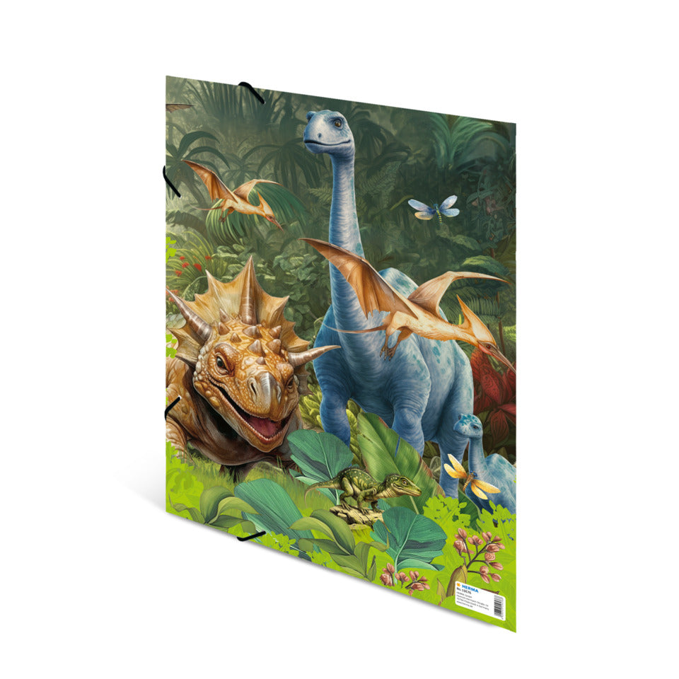 Sammelmappe Dino World, A3, Karton HERMA 19576