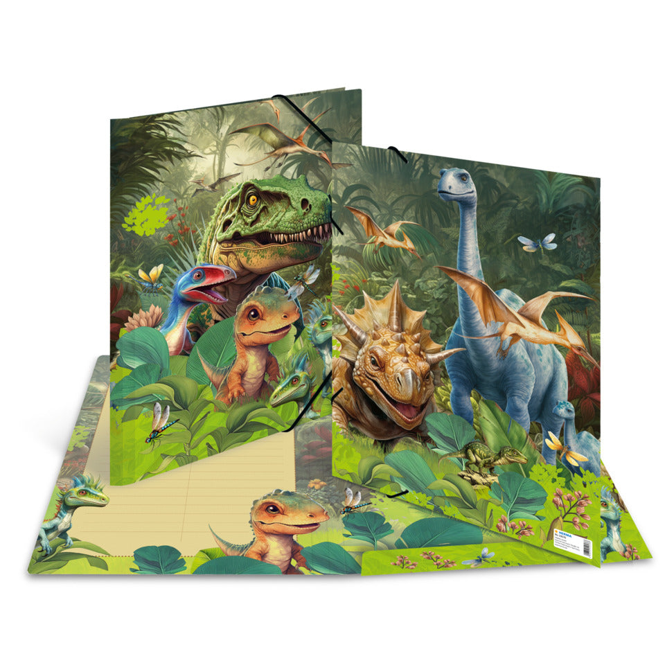 Sammelmappe Dino World, A3, Karton HERMA 19576