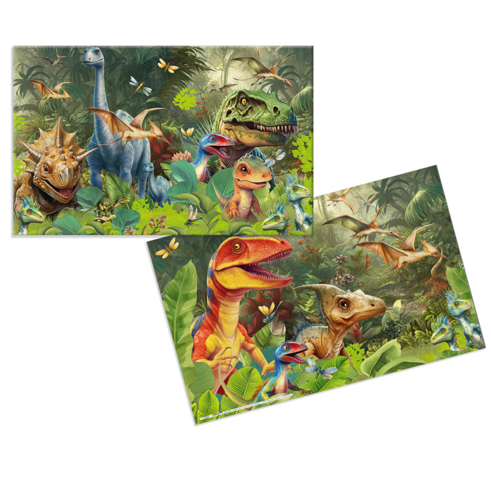 Schreibunterlage Dino World, 550x350mm, Karton HERMA 19743 HERMA 19743 55x35cm