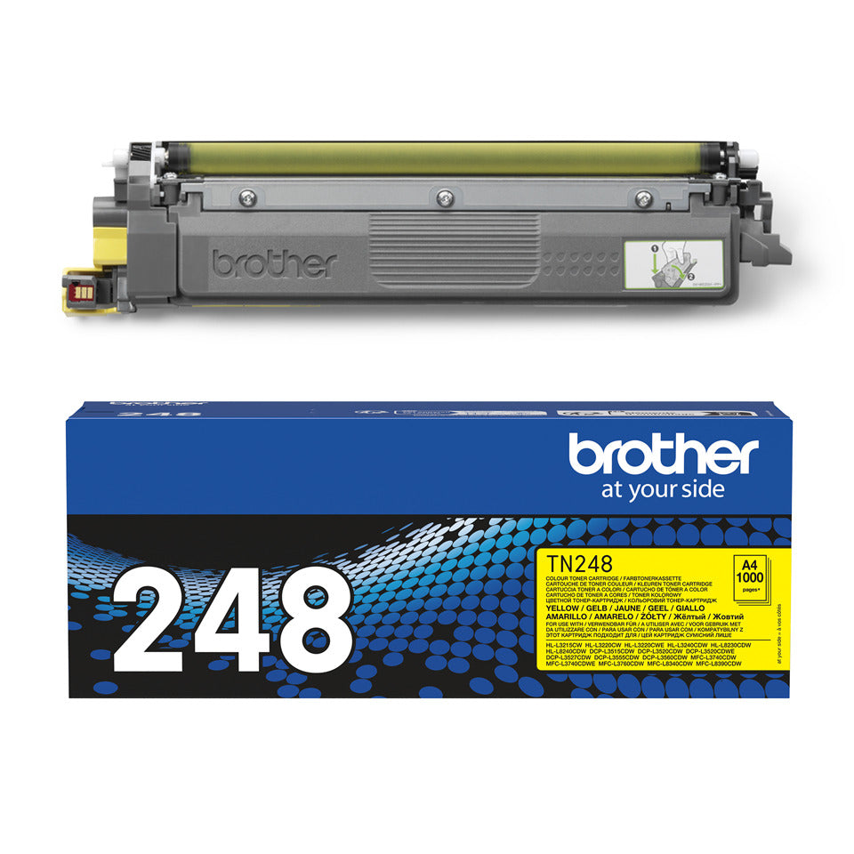 Lasertoner TN-248Y, 1.000 Seiten, yellow BROTHER TN248Y