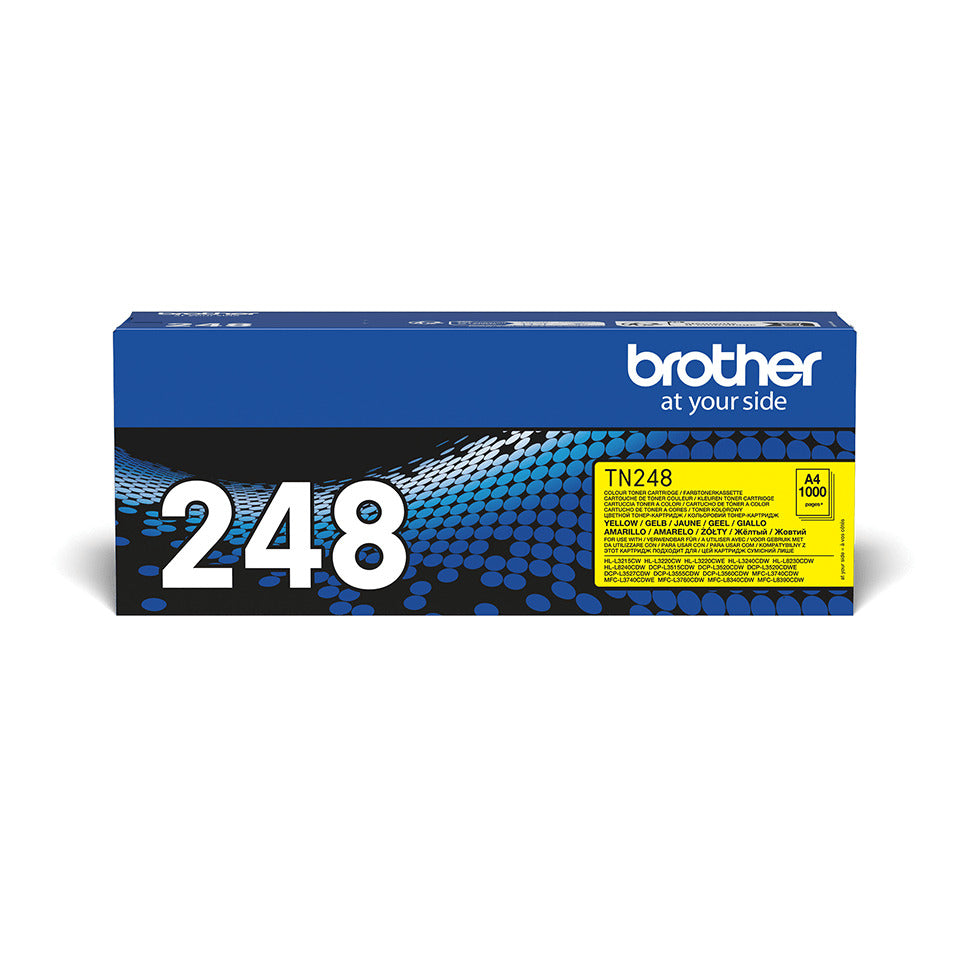 Lasertoner TN-248Y, 1.000 Seiten, yellow BROTHER TN248Y