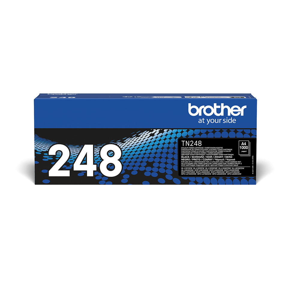 Lasertoner TN-248BK, 1.000 Seiten, schwarz BROTHER TN248BK