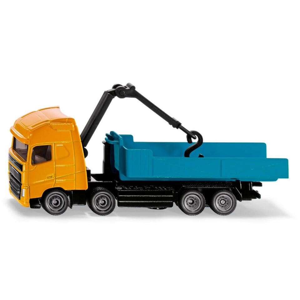 Volvo Abrollkipper mit Kran SIKU 1683
