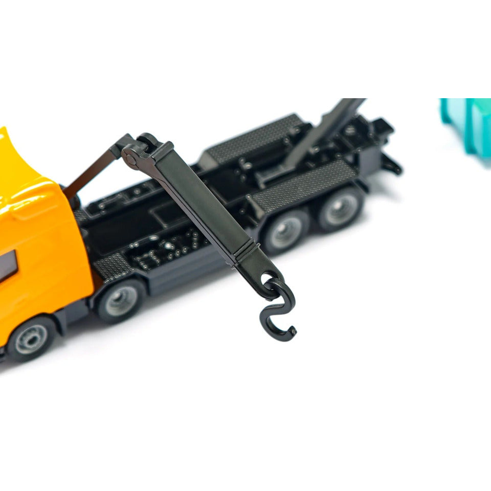 Volvo Abrollkipper mit Kran SIKU 1683