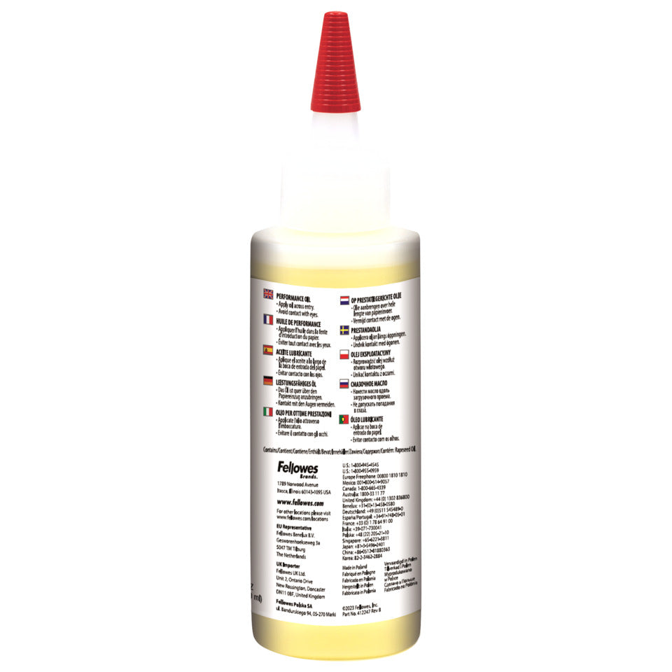 Aktenvernichteröl, 120ml, transparent FELLOWES 3608501 FELLOWES 13608501