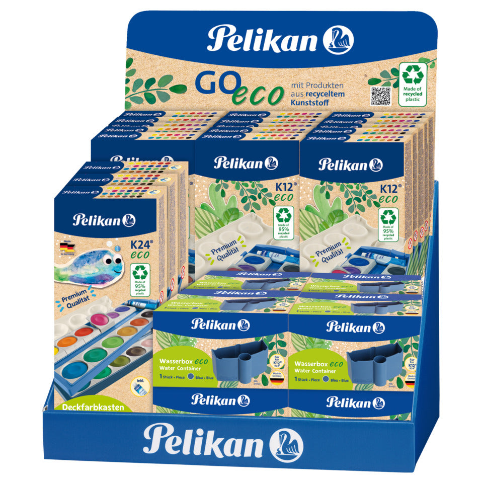 Thekendisplay Deckfarbkasten Eco, sortiert PELIKAN 606998