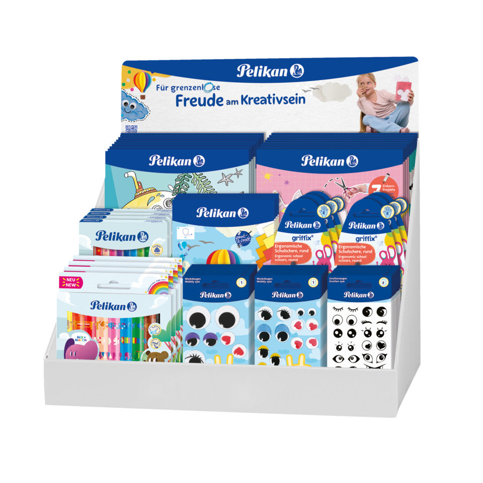 Thekendisplay Malen & Basteln, 64 Stück, sortiert PELIKAN 607100 PELIKAN 607100 sortiert