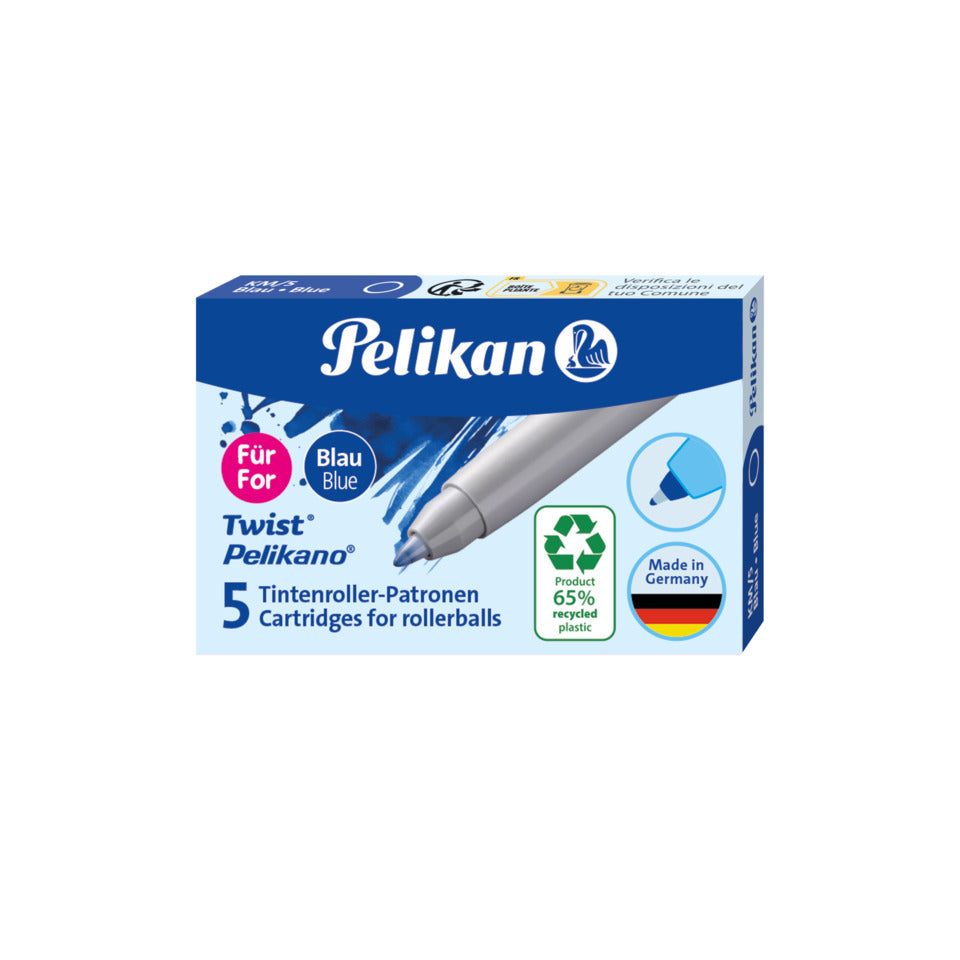 Tintenpatrone Eco, 5 Stück, blau PELIKAN 300010004 PELIKAN 300010004 824682 KM/5